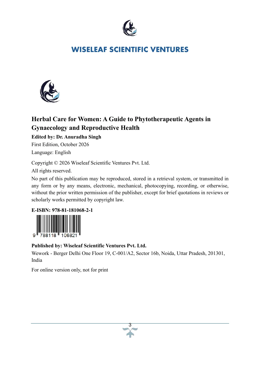 Copyright / E-ISBN