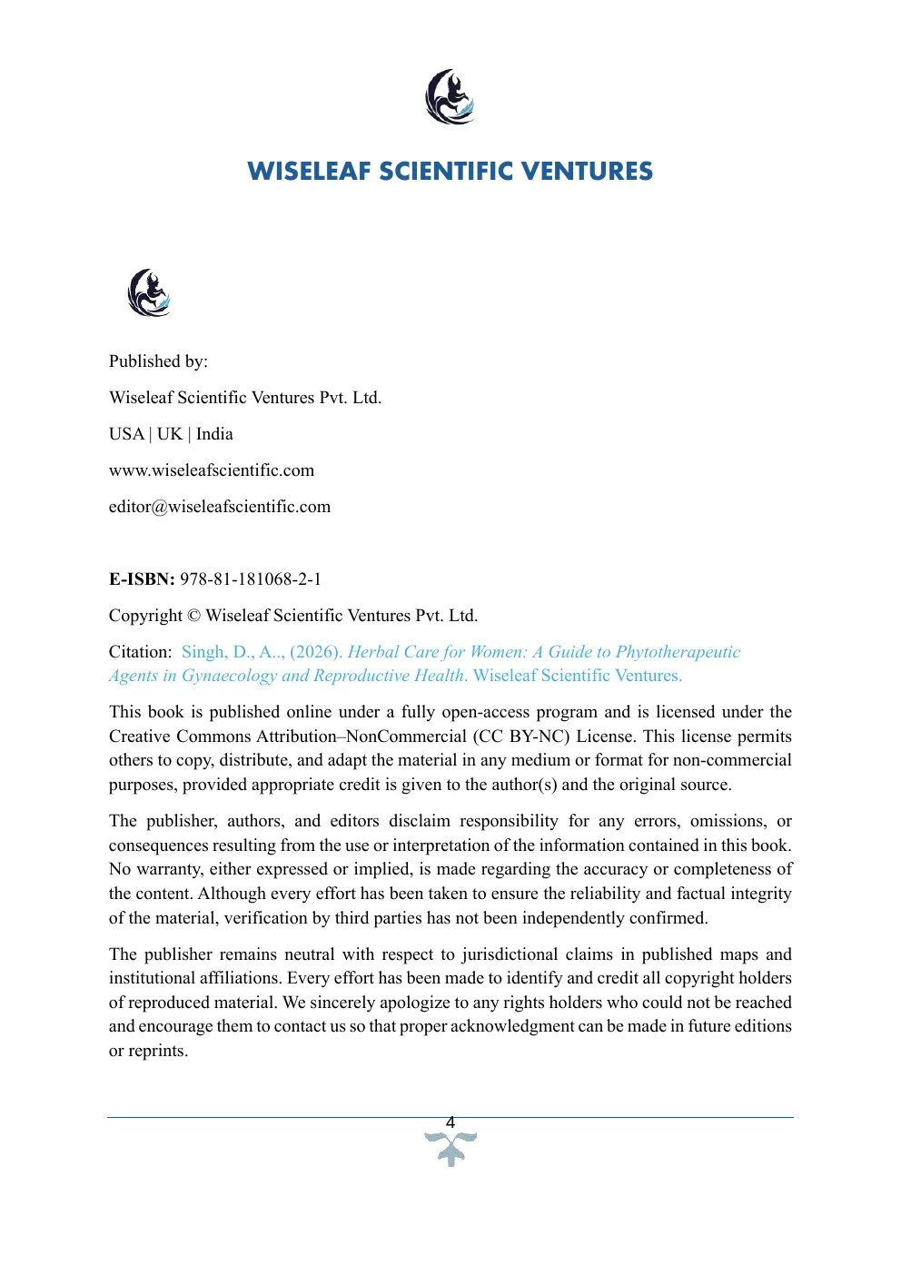 Publisher / CC BY-NC License