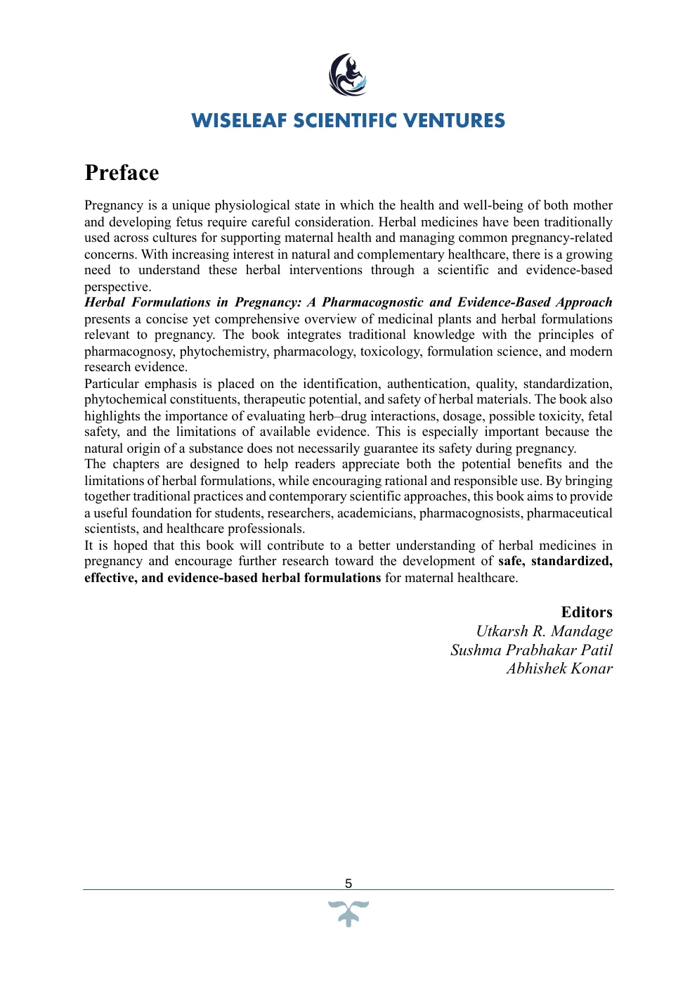 Preface / Editors