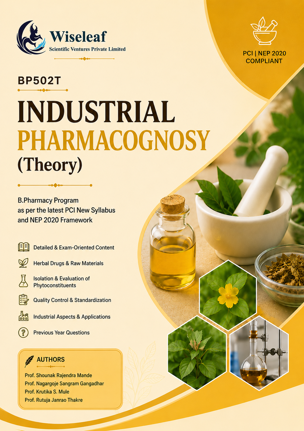 Industrial Pharmacognosy (Theory) book cover