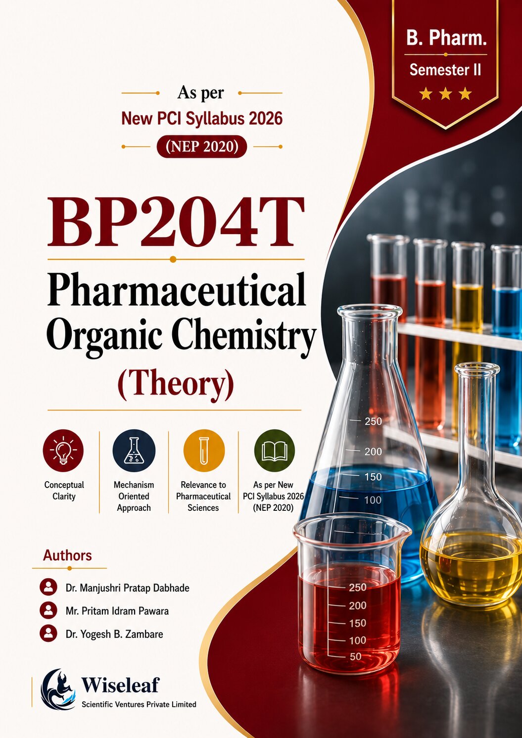 Pharmaceutical Organic Chemistry (Theory) book cover