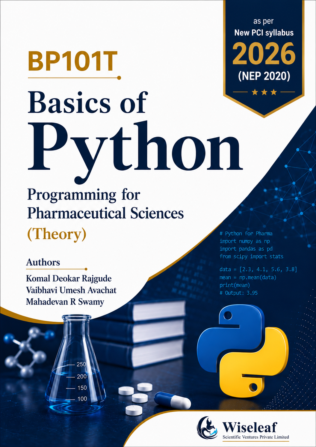 Basics of Python Programming for Pharmaceutical Sciences book cover